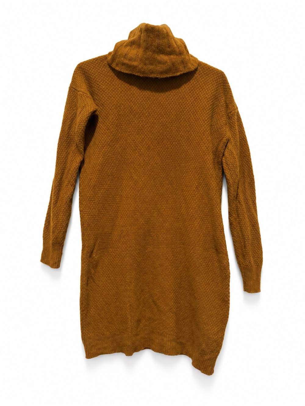 Madewell Women’s Turtleneck Sweater Dress in Mustard